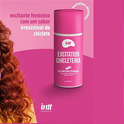 Excitante Feminino Chicleteira Comestível 17ml Intt
