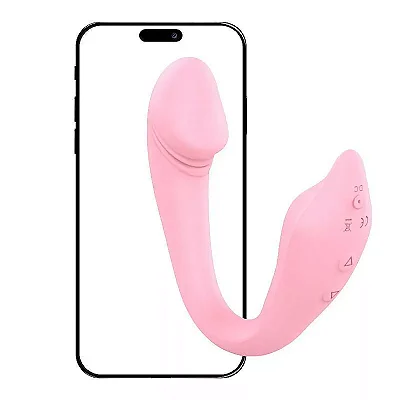 Vibrador de Ponto G Flexível - Via APP