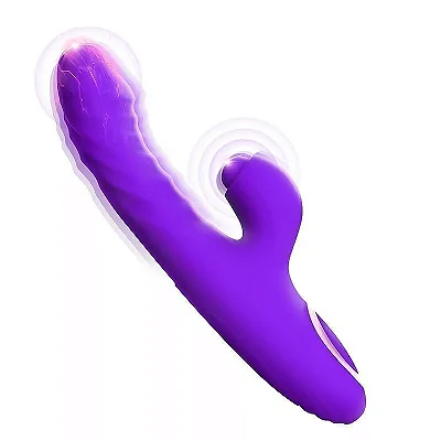 Vibrador de Ponto G e clitóris com Tapping