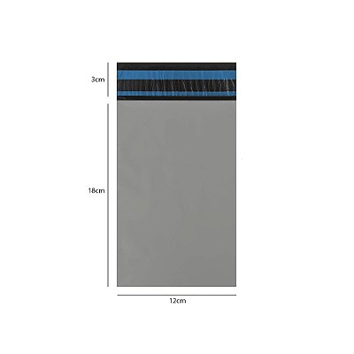 Envelope Plástico De Segurança Para Transporte 12x18 Ecológico