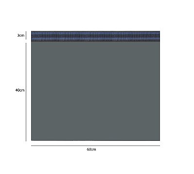 ENVELOPE PLÁSTICO DE SEGURANÇA PARA TRANSPORTE 60X40 ECOLÓGICO