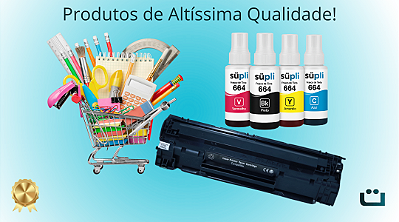 Toner, Papelaria e Tintas para Impressão