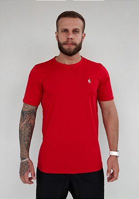 Camiseta Masculina Gladiador - Vermelho