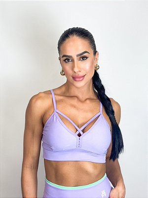 Top de Alcinha Malfa Roma - Lilas