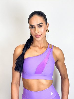 Top um Ombro Shine Roma - Roxo