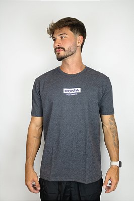Camiseta de Algodão Granite Masculina Mescla