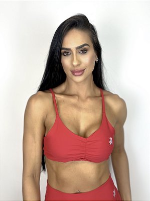 Top de Alcinha Wild Roma - Vermelho