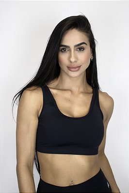 Top Básico Compress - Preto