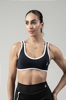 Top Alcinha Duo Preto/Branco