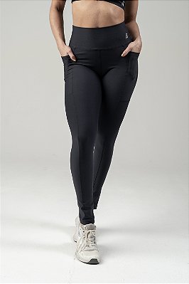 Legging Flow com Bolso - Preta