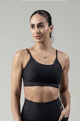 Top de Alcinha Luna - Preto