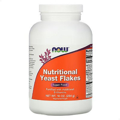 Levedura Nutricional Flocos Nutritional Yeast 284g  Now Foods