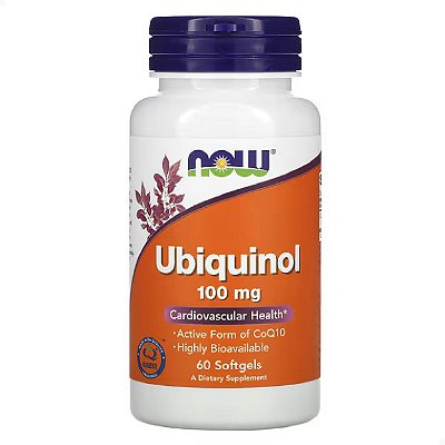 Ubiquinol 100mg 60 caps Now Foods