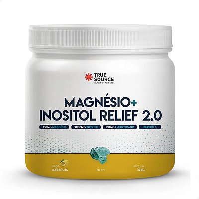 Magnésio Inositol Relief 2.0 Maracujá 375g True Source