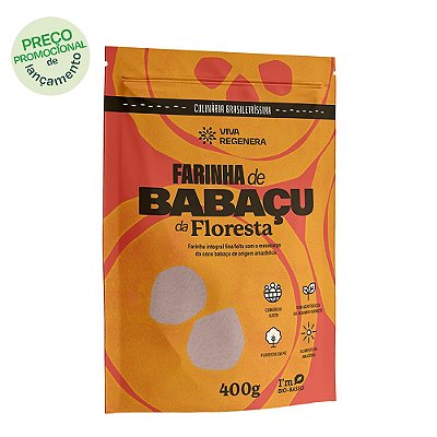 Farinha De Babaçu Da Floresta 400g Viva Regenera