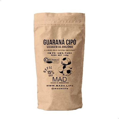 Refil Guaraná Cipó Orgânico da Amazônia 180g MAD