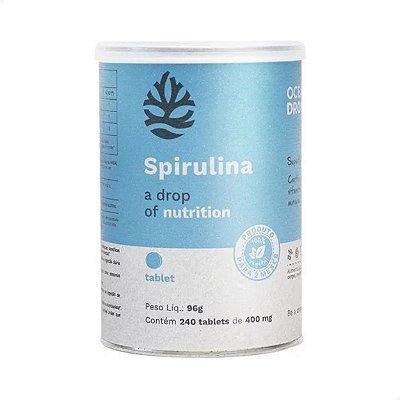Spirulina 400mg 240 Tabletes Ocean Drop