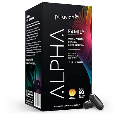 Alpha Family Polivitamínico 60 caps Puravida