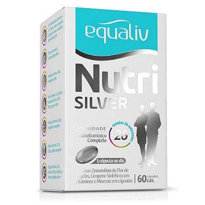 Nutri Silver Multivitamínico  de A-Z  60 caps Equaliv