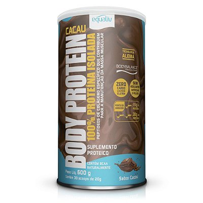 Body Protein Proteína Isolada Cacau 600g Equaliv
