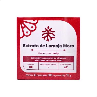 Extrato de Laranja Moro 500mg 30 caps Ocean Drop