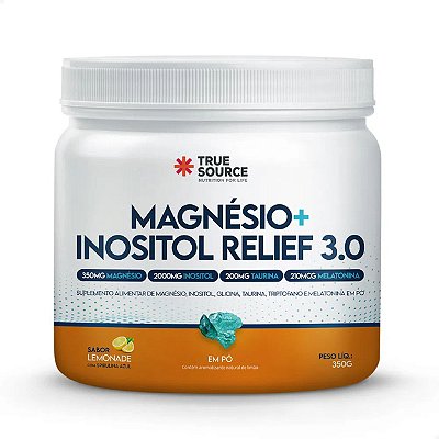 Magnésio Inositol Relief 3.0 Limão 350g True Source