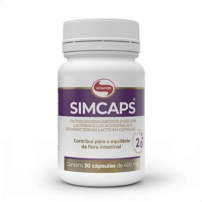 Simcaps Probiótico 400mg 30 caps Vitafor