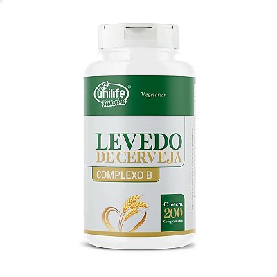 Levedo de Cerveja 450mg 400 comp Unilife