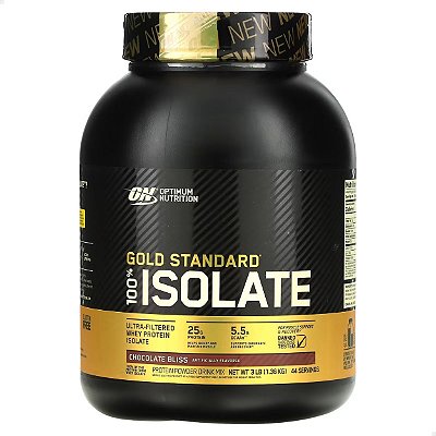 100% Isolado Whey Protein Chocolate 1,36 kg Optimum Nutrition