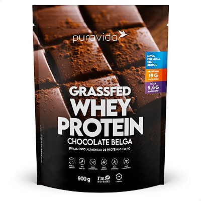 Grassfed Whey Protein Pacote 900g Puravida