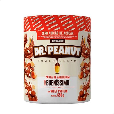 Pasta de Amendoim com Whey 650g Dr. Peanut