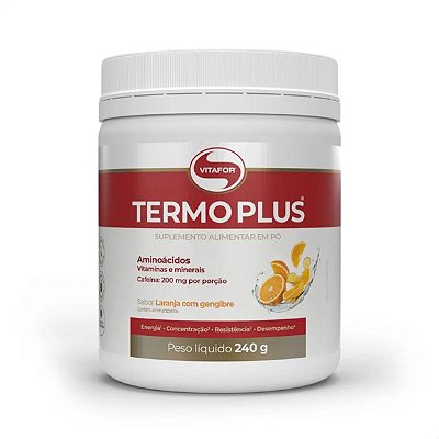 Termo Plus Termogênico em Pó 240g Laranja com Gengibre Vitafor
