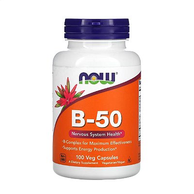 B-50 Complexo B 100 caps Now Foods