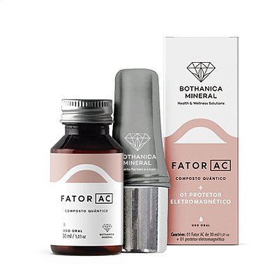 FATOR AC com Protetor Bioenergético 30ml Bothanica Mineral