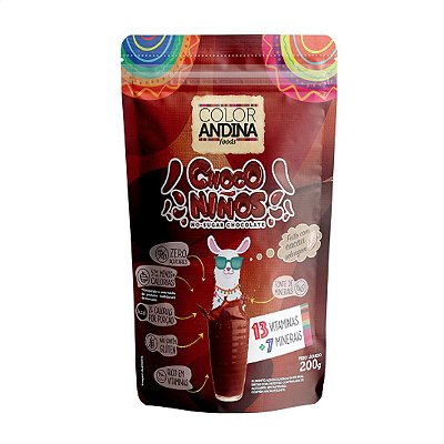 Achocolatado Infantil Choconiños Zero Açúcar 200g Color Andina