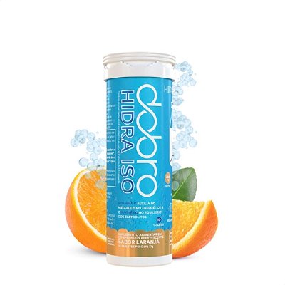 Repositor Eletrolítico Hidra Iso Laranja Dobro 10 tabletes
