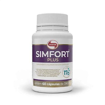 Simfort Plus Probiótico Alta Concentração 60 caps Vitafor