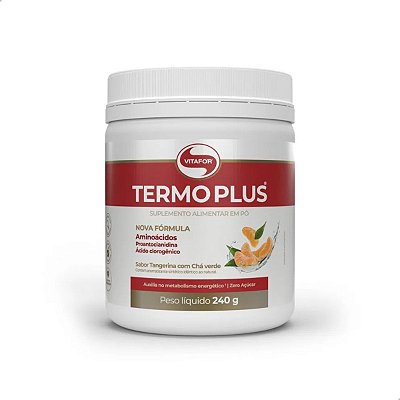 Termo Plus Termogênico em Pó 240g Tangerina com Chá Verde Vitafor