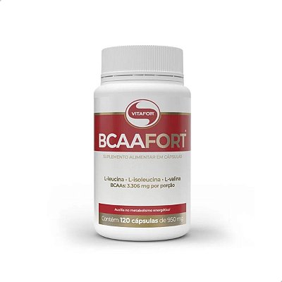 BCAA Fort Aminoácidos 120 caps Vitafor