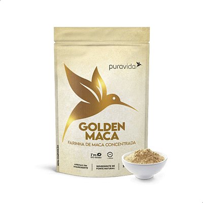 Golden Maca Concentrada em Pó 100g Puravida