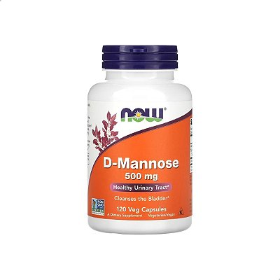 D-Mannose 500mg 120 veg caps Now Foods