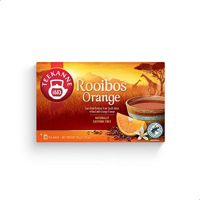 Chá Vermelho de Rooibos Laranja 20 saq. 35g Teekanne