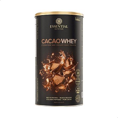 Cacao Whey Protein Hidro e Iso 840g Essential