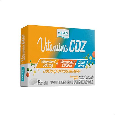 Vitamina CDZ Sistema Auto Imune 30 comps Equaliv