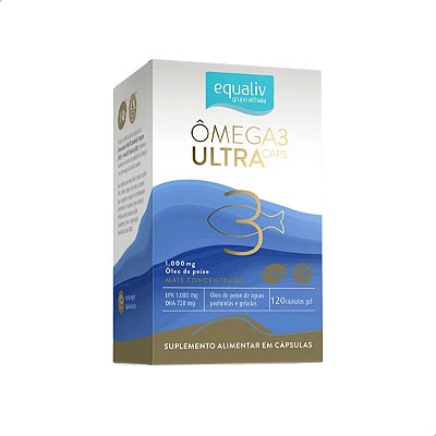 Ômega  3 Ultra Caps 1000mg 120 soft Equaliv