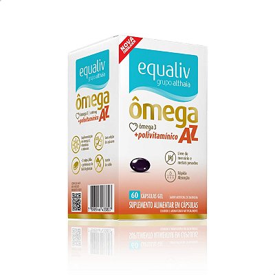 Ômega 3 + Polivitamínico AZ 60 caps Equaliv