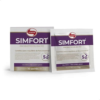 Simfort Probióticos 10 sachês Vitafor