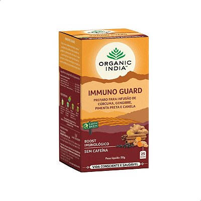 Chá Immuno Guard 25 sachês Organic India