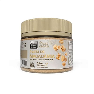 Pasta de Castanha de Caju Eat Clean 300g Macadâmia