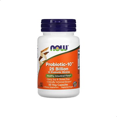 Probiotic-10 25 Billion 50caps Now Foods